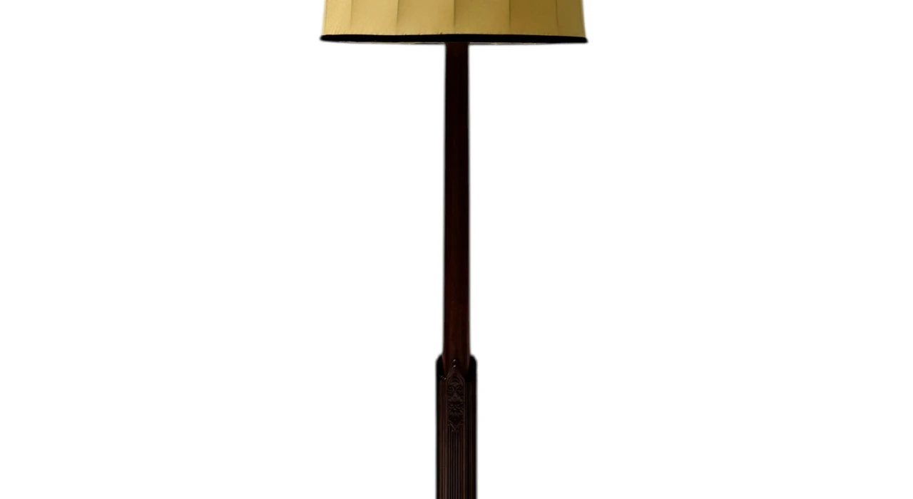 Art Deco Amsterdamse School Floor Lamp by Fa. Drilling Amsterdam, 1920s